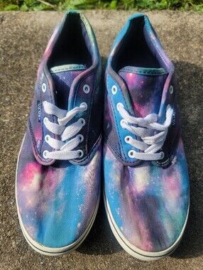 Universe Galaxy Themed Vans - Womens Size 6